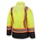 Radians Hi-Vis Reversible Bomber Jacket, Ripstop Polyester, Class Type R Class 3 Hi-Vis Green / Black, M SJ610B-3ZGS-M - alternate 9